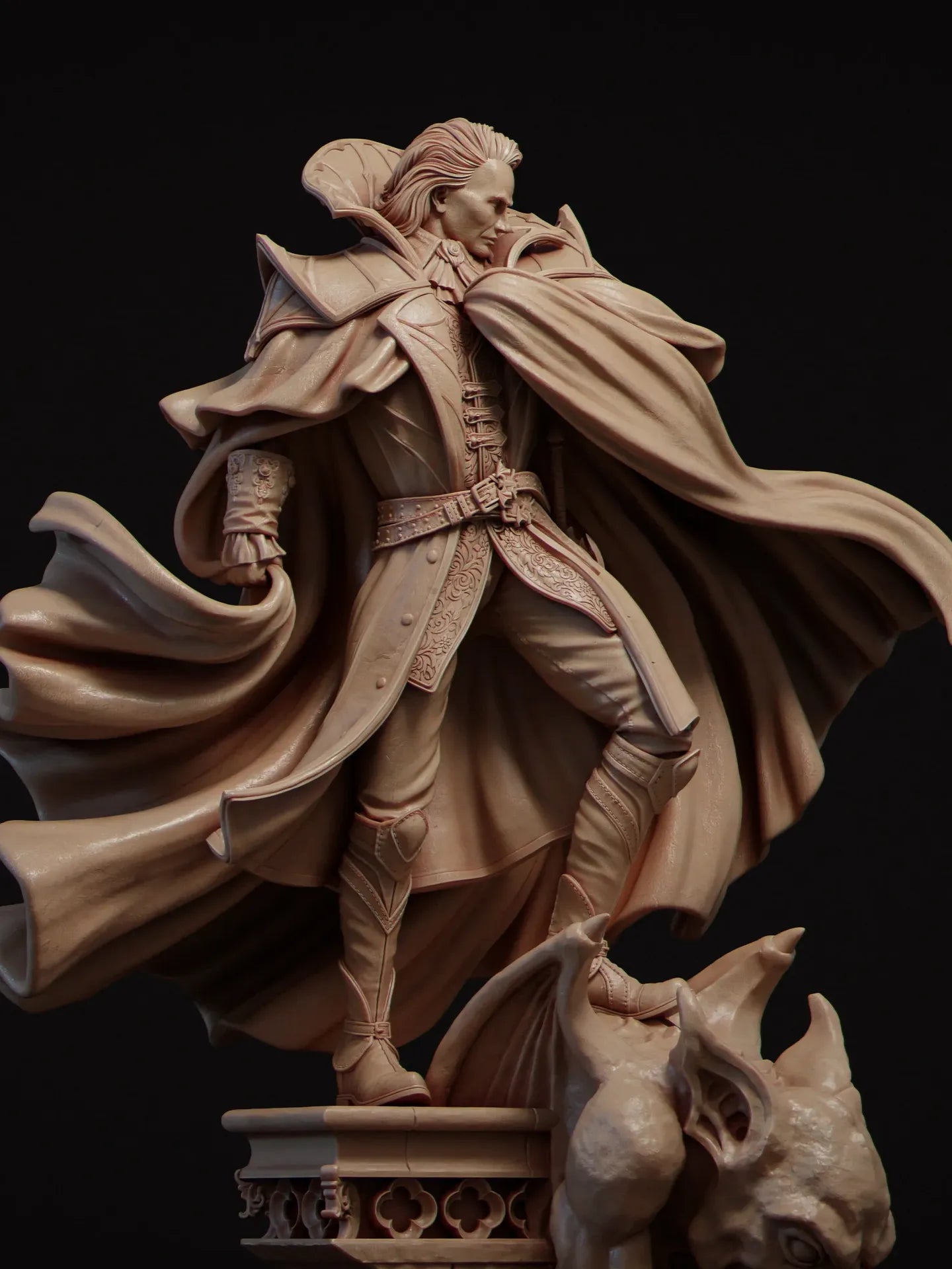 Morvain the Vampire Lord | 32mm–140mm | 3D Printed Figure | Art Piece | Nerikson | Nerdy Creations