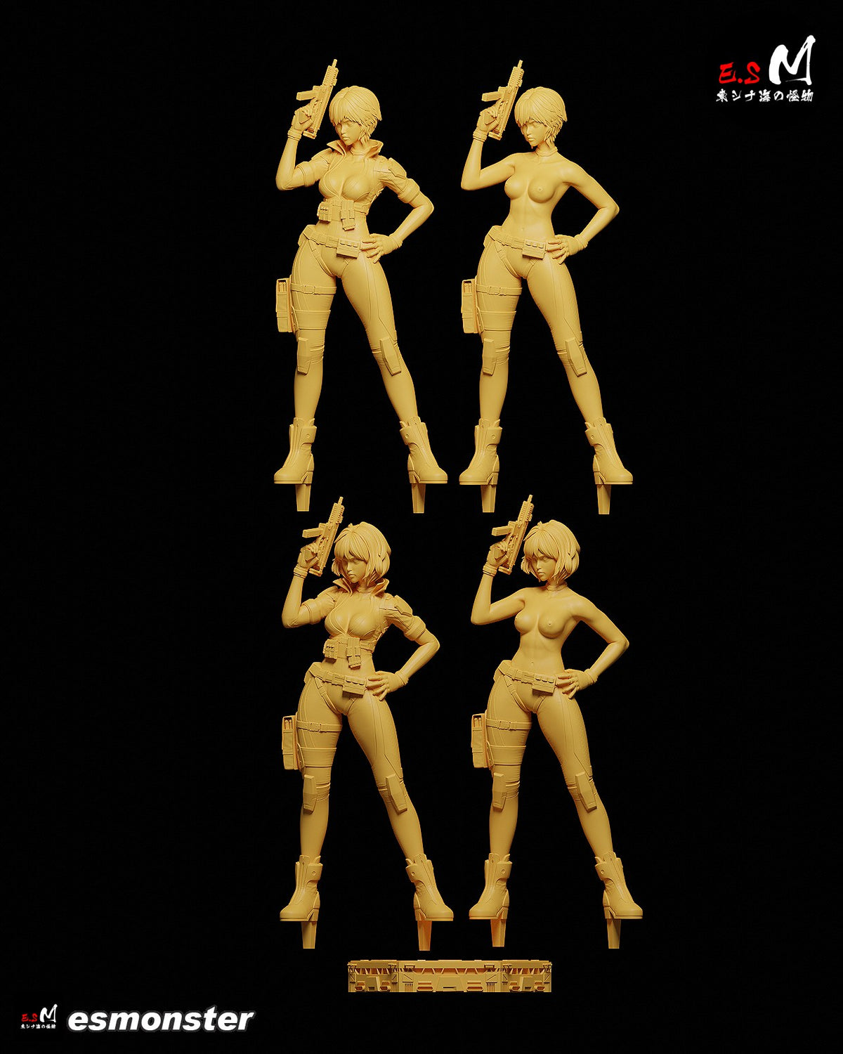 Motoko Kusanagi resin figure