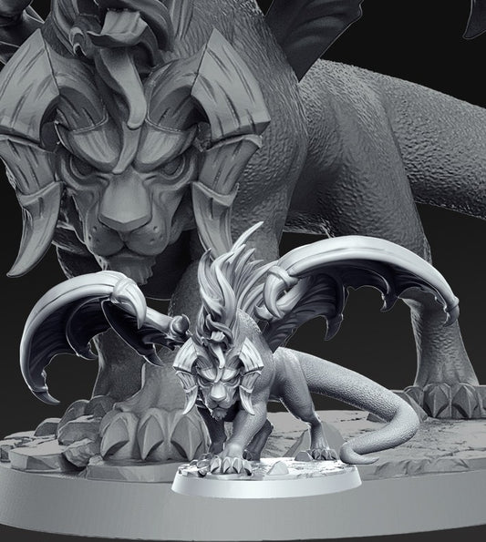 Carac resin figure
