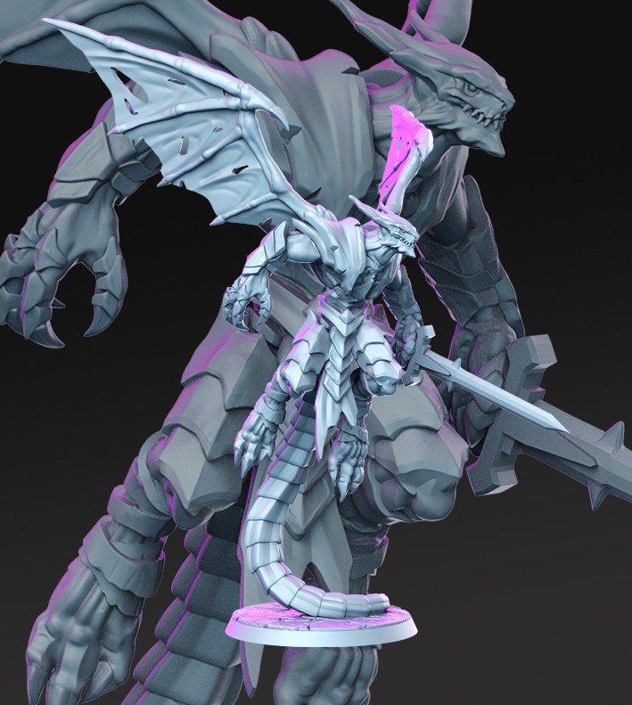 Veltrax resin figure