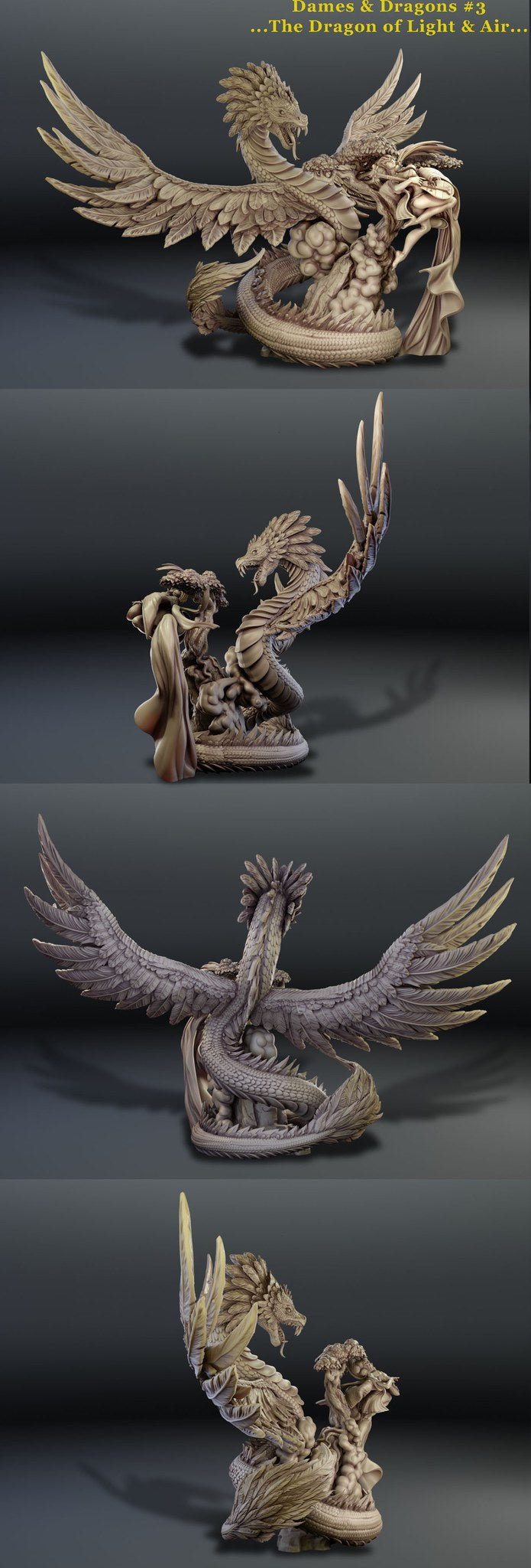 Dames & Dragons 3 resin figure