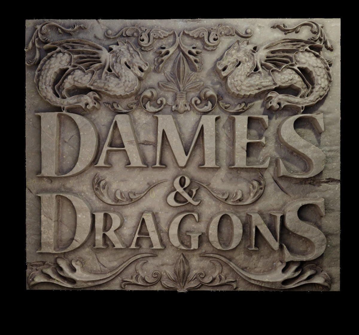Dames & Dragons 3 resin figure