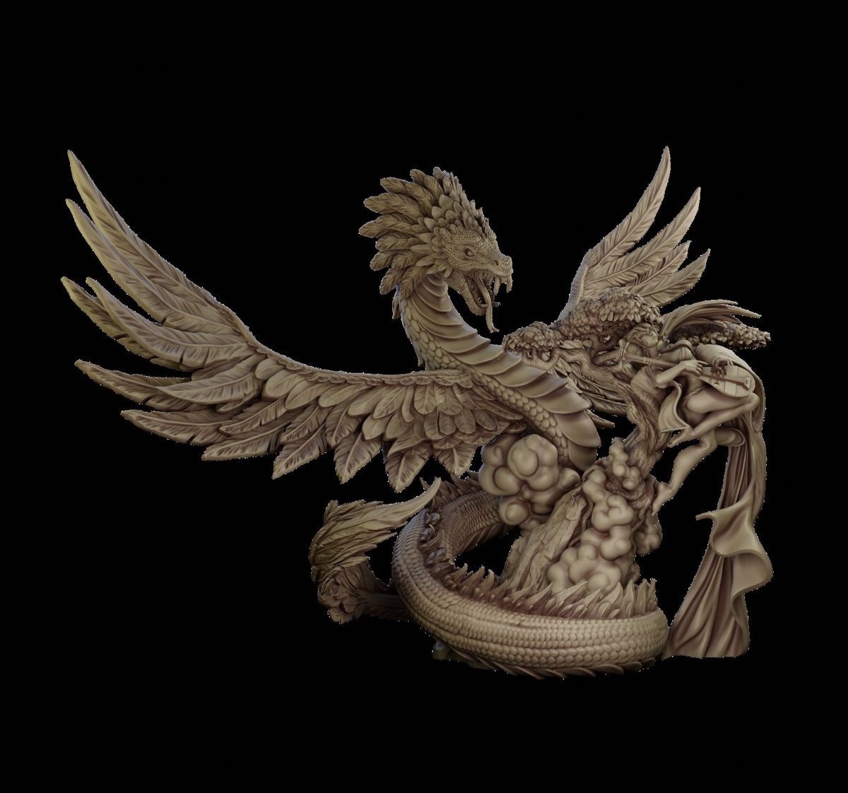 Dames & Dragons 3 resin figure