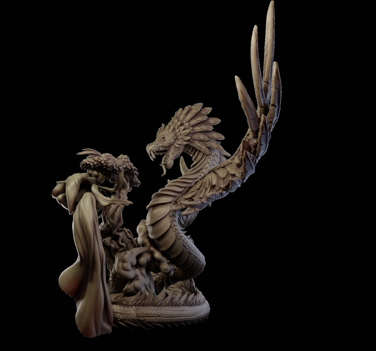 Dames & Dragons 3 resin figure