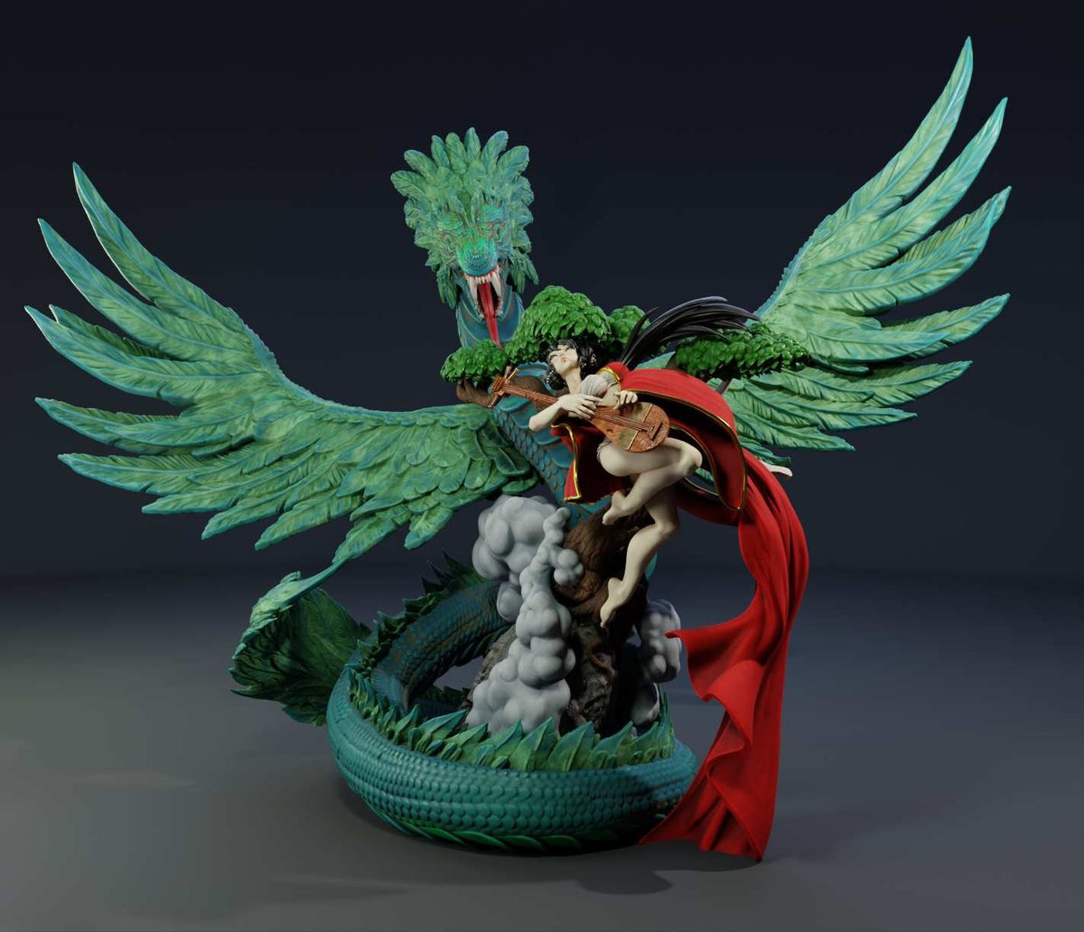Dames & Dragons 3 resin figure