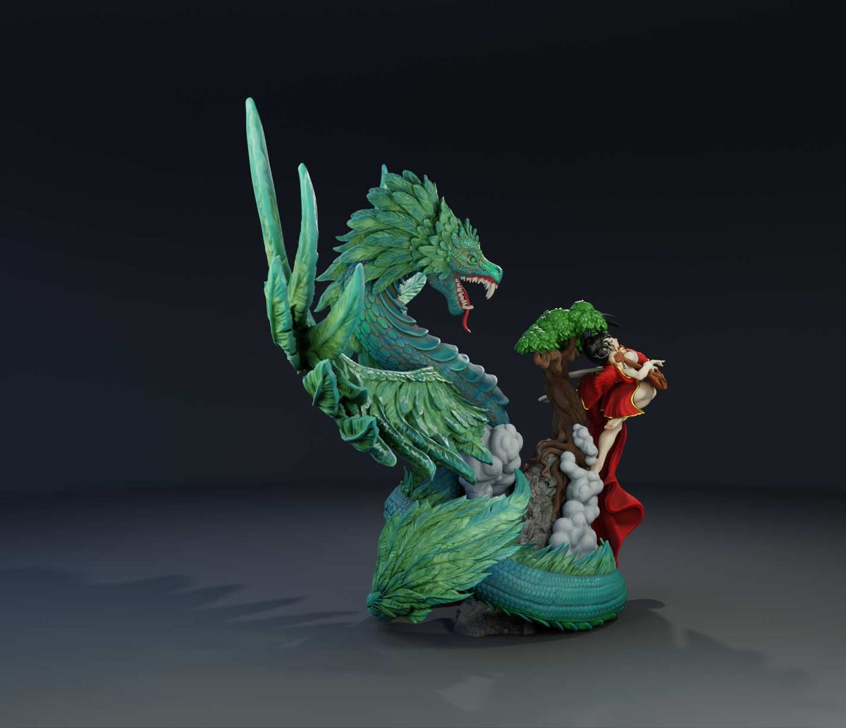 Dames & Dragons 3 resin figure