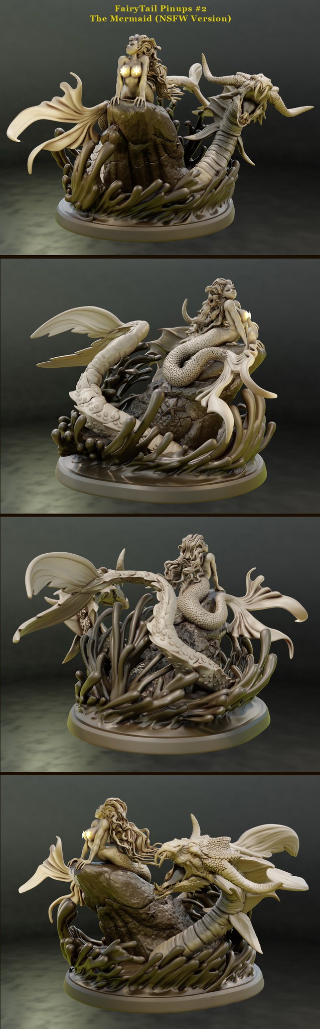 Fairy Tale Pinups: Little Mermaid resin figure