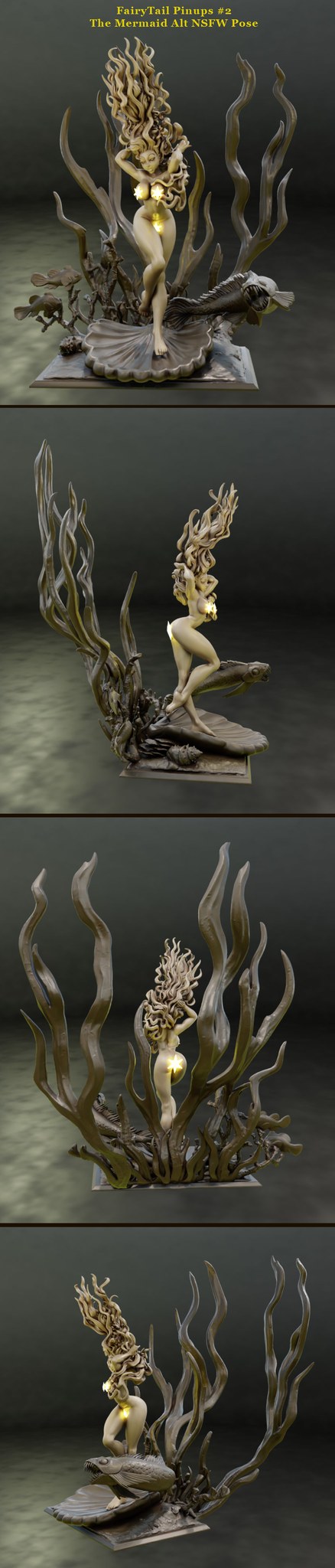 Fairy Tale Pinups: Little Mermaid resin figure