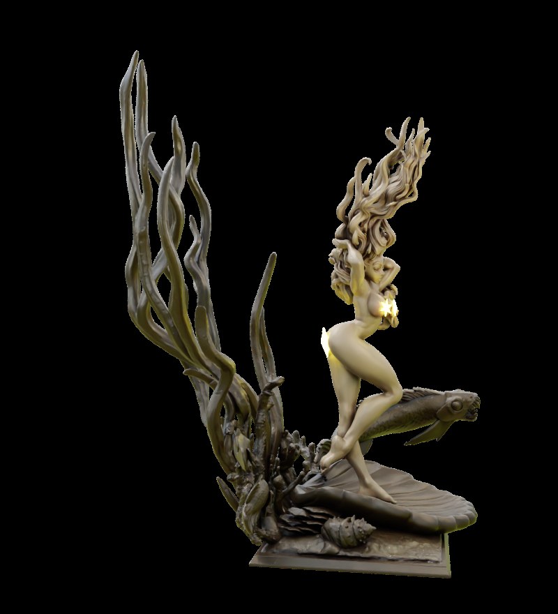 Fairy Tale Pinups: Little Mermaid resin figure