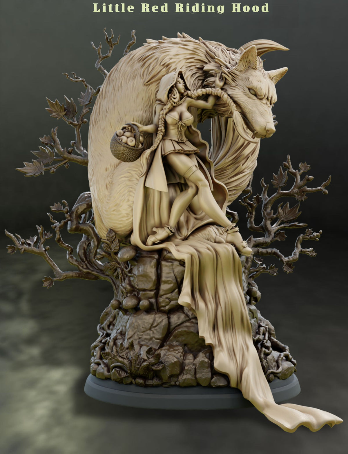 Fairy Tale Pinups: Red Riding Hood resin figure