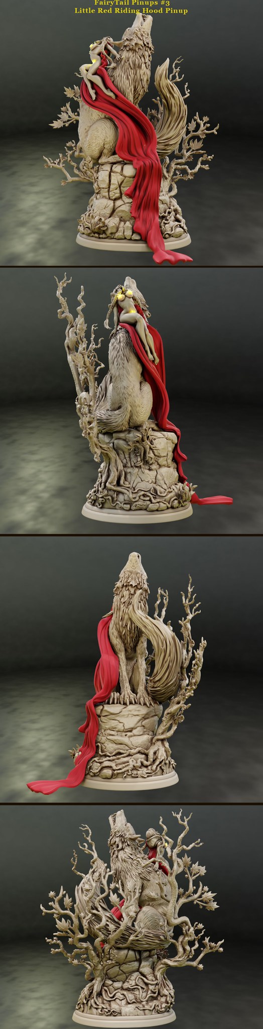 Fairy Tale Pinups: Red Riding Hood resin figure
