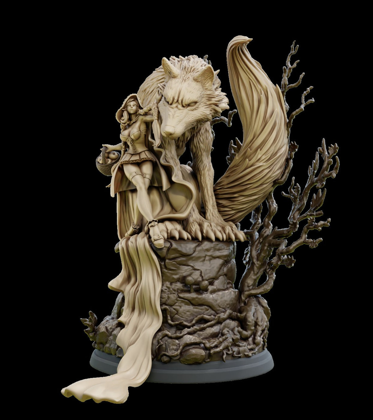 Fairy Tale Pinups: Red Riding Hood resin figure