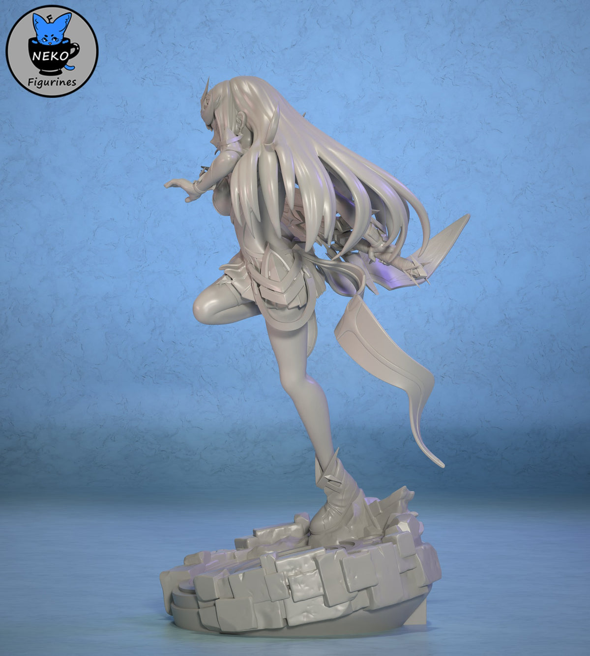 Mythra resin figure