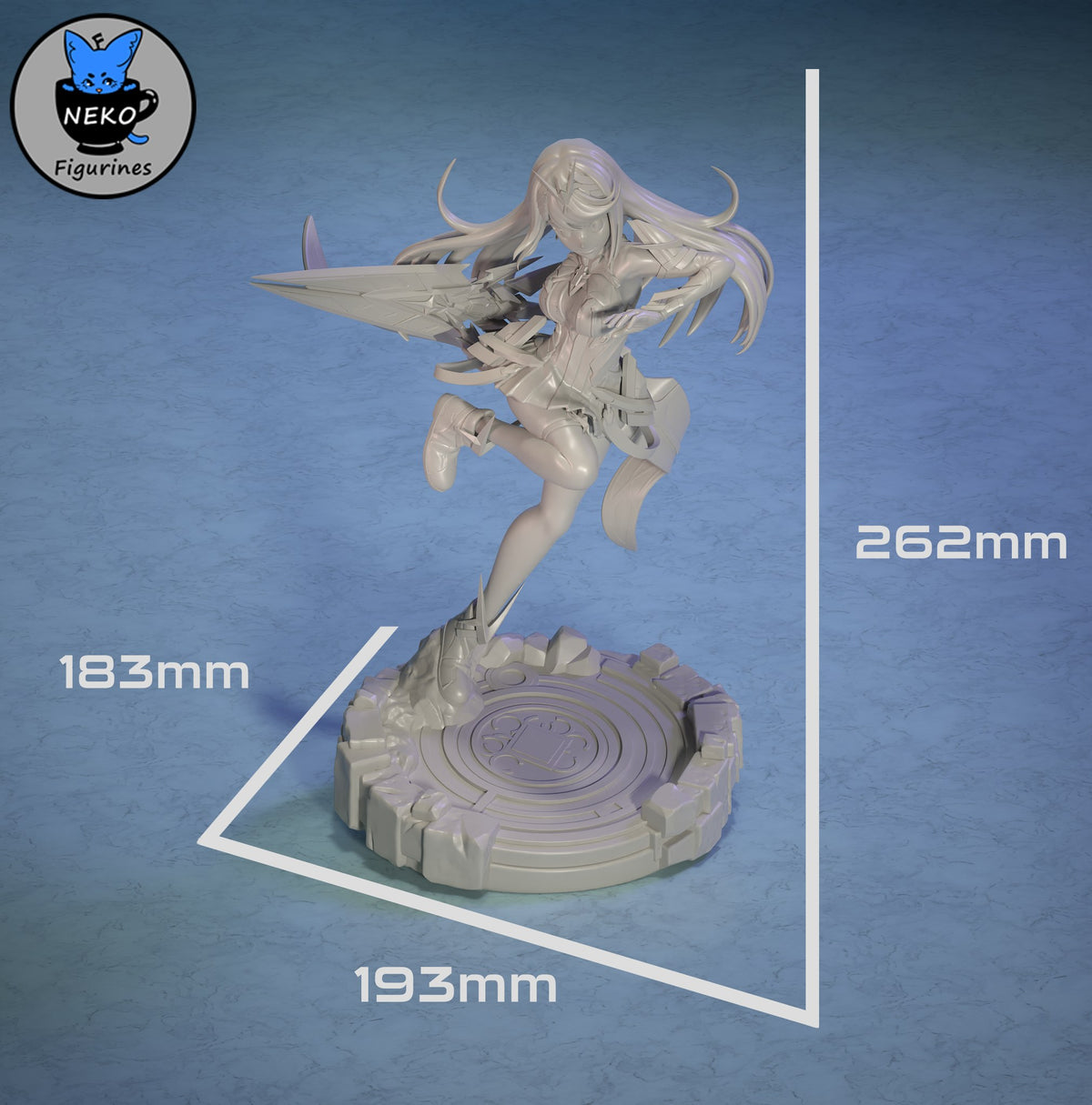Mythra resin figure