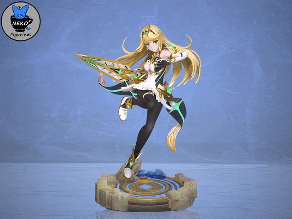 Mythra resin figure