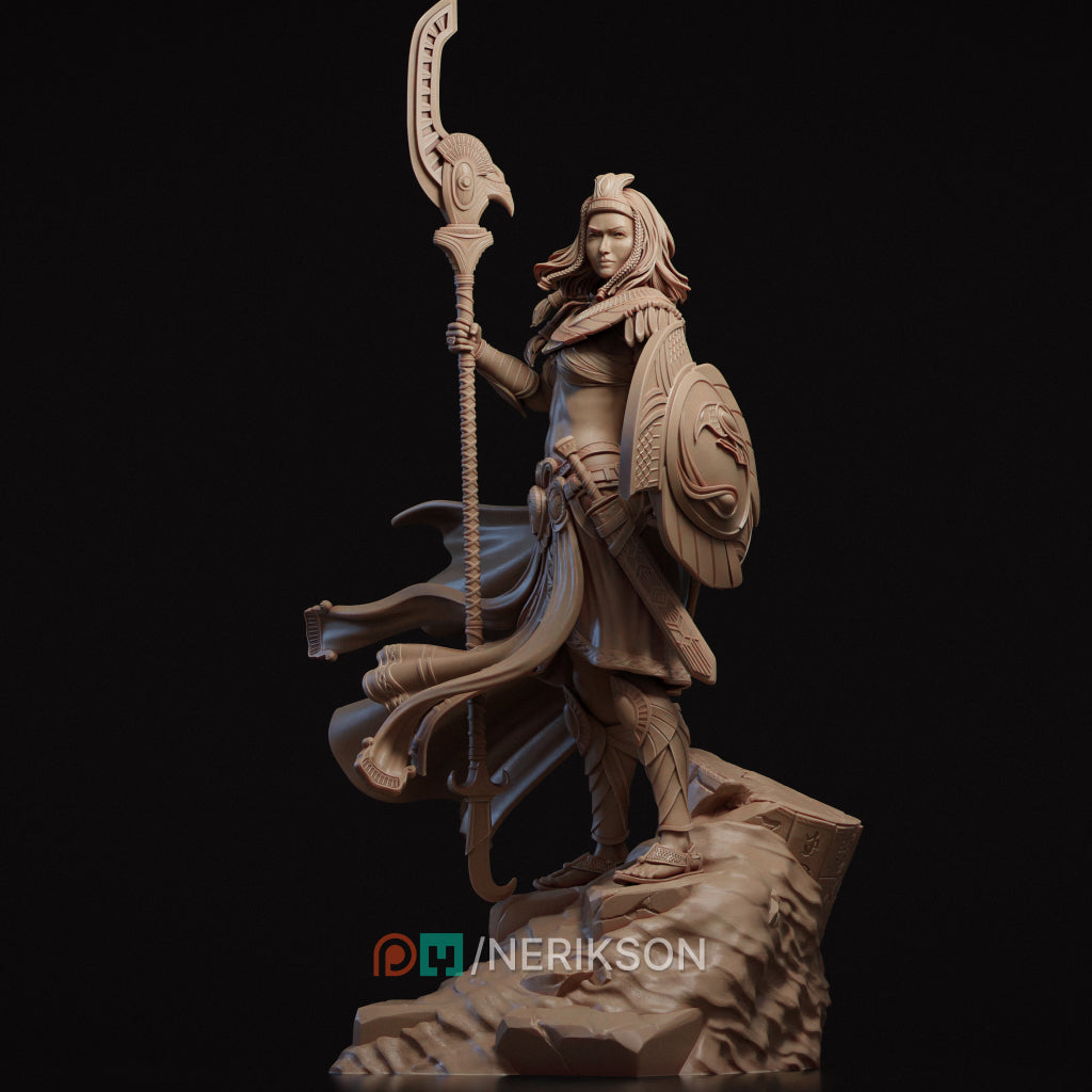Ankhira the Guardian of Nekbeth clay render