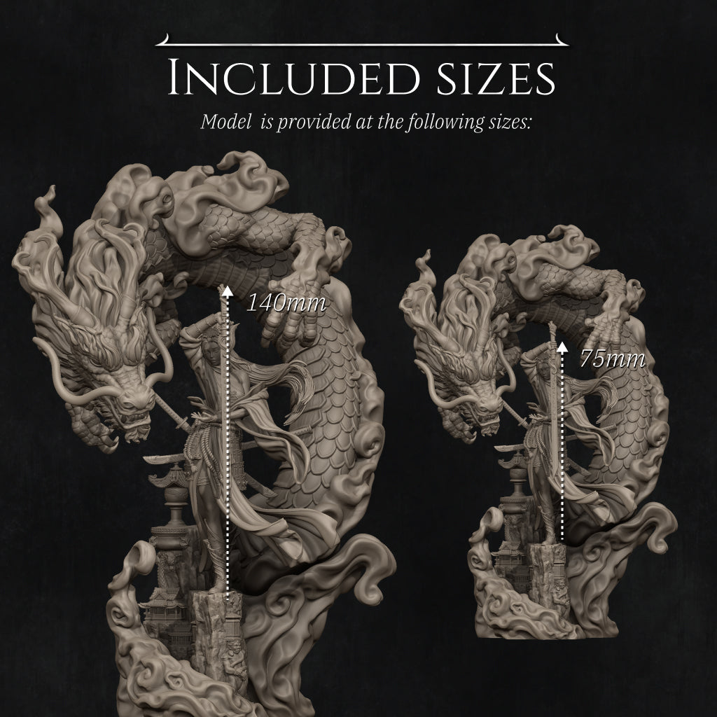 Dream of the Golden Dragon size comparison