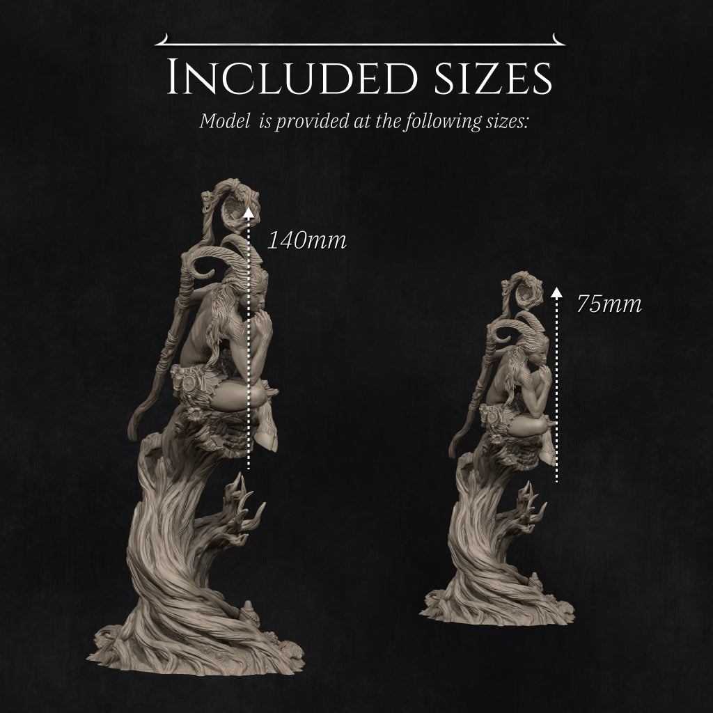 Eshvara the Cursed Faun size comparison
