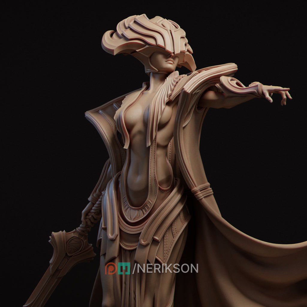 Incarnation of Destiny clay render angle 4