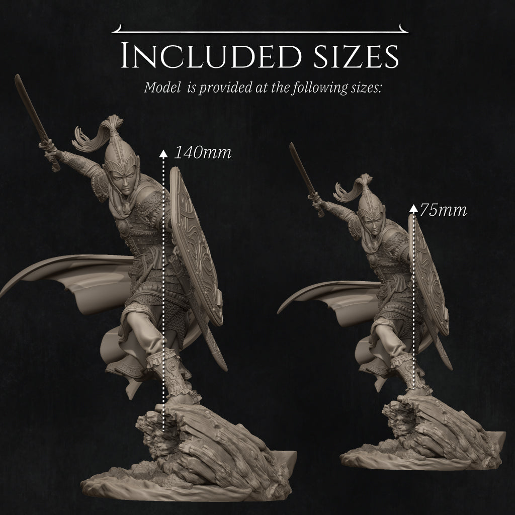 Nastasya: The Shield Maiden size comparison