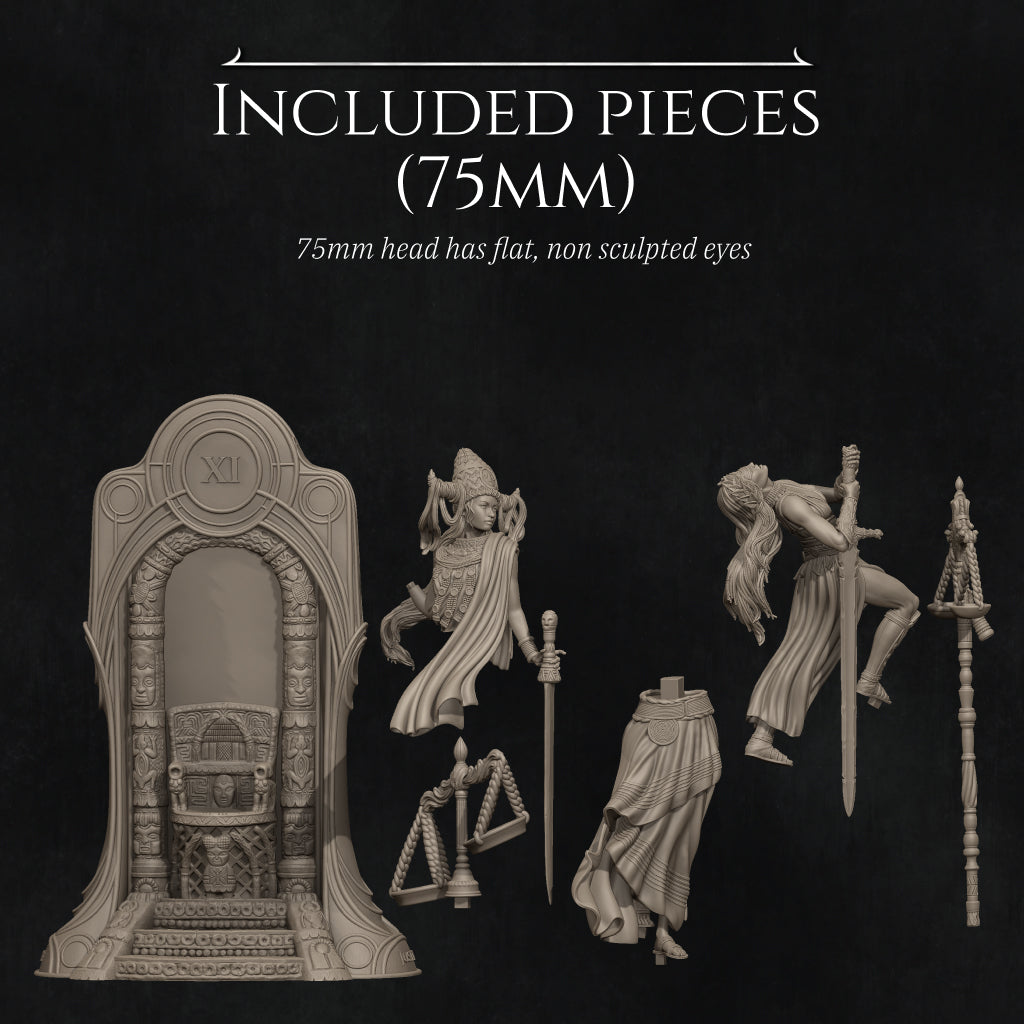 Tarot Arcana: Justice 75mm