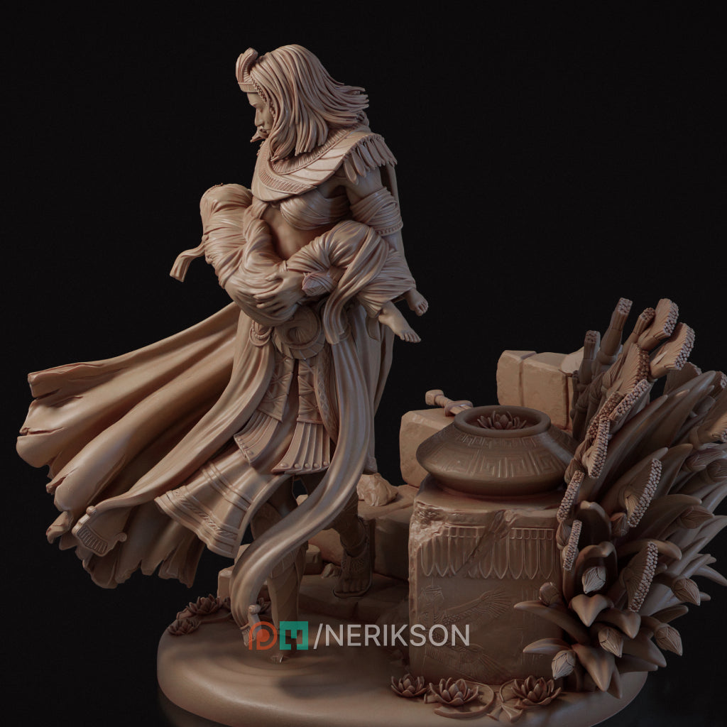 The Lost Guardian clay render angle 3