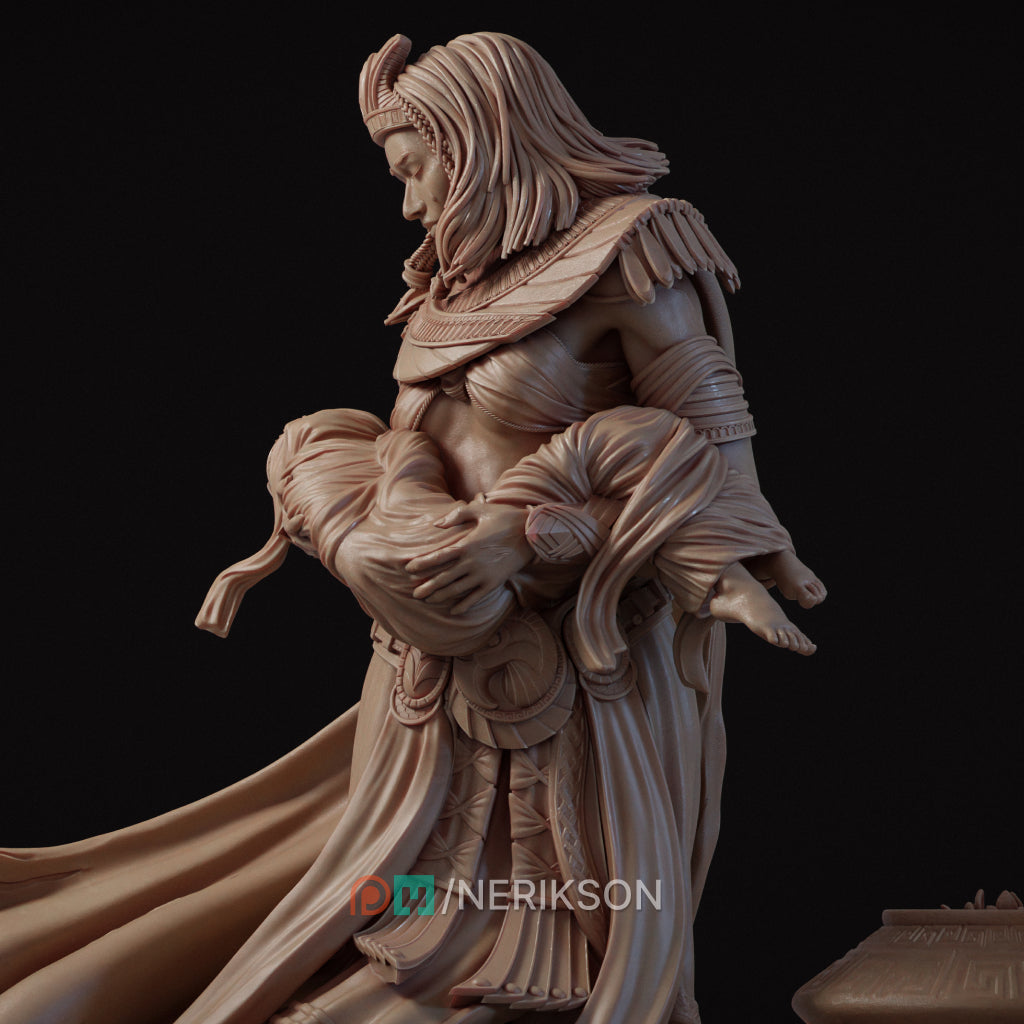 The Lost Guardian clay render angle 4