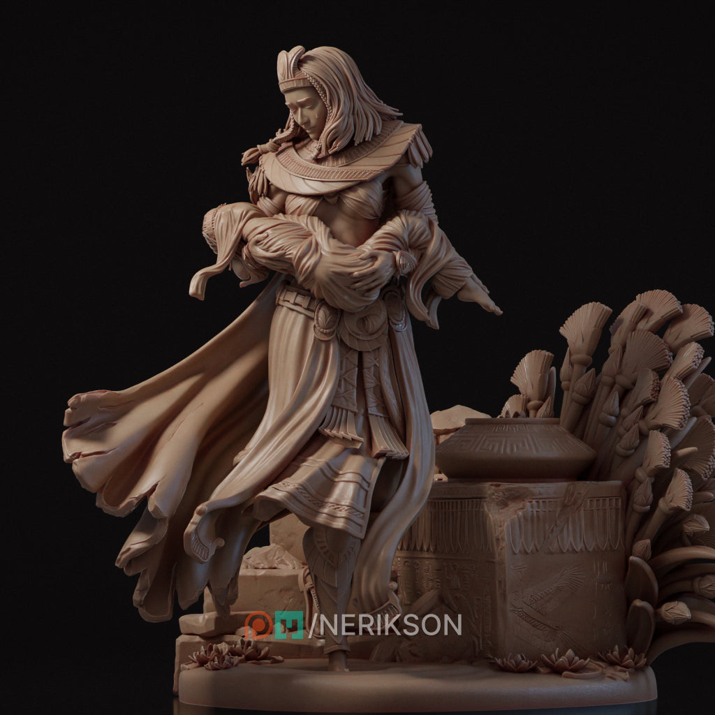 The Lost Guardian clay render