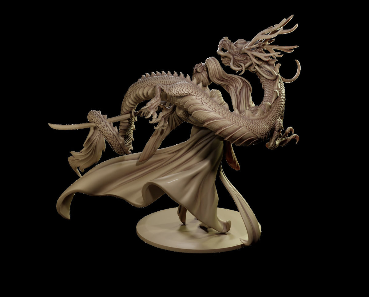 Dames & Dragons 4 resin figure