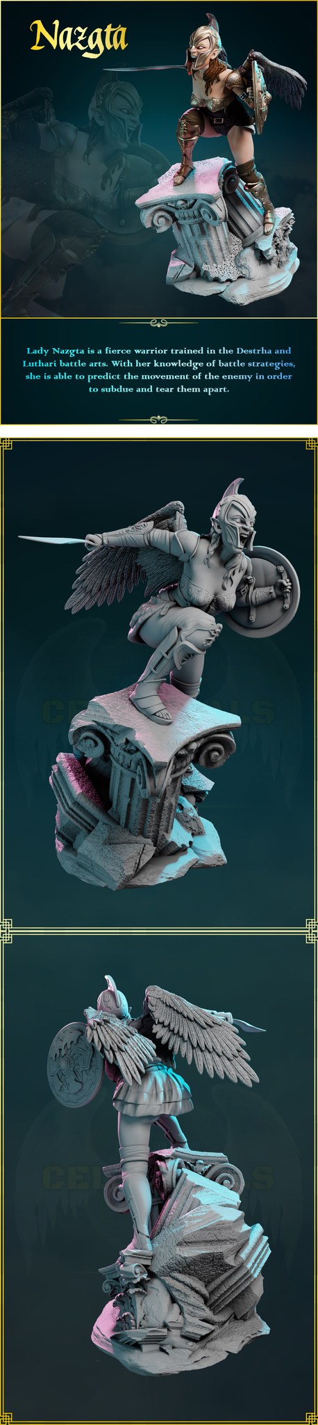 Nazgta resin figure