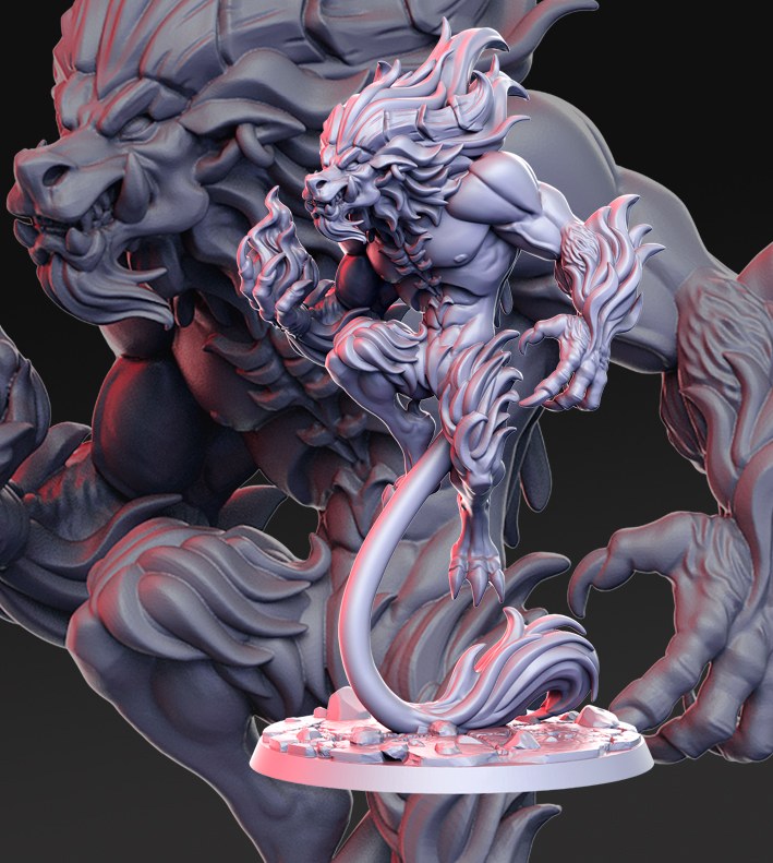 Balorgh resin figure