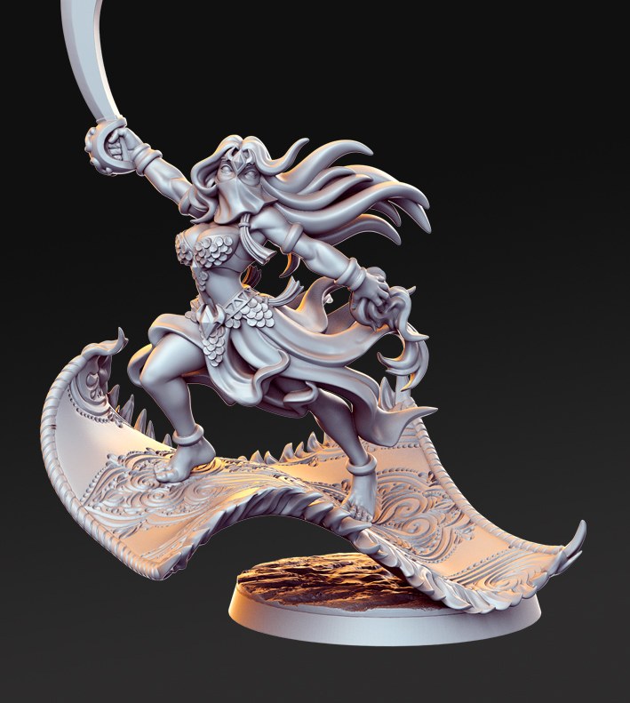Fadeeya resin figure
