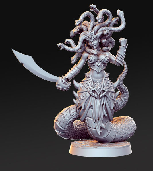 Medusa resin figure