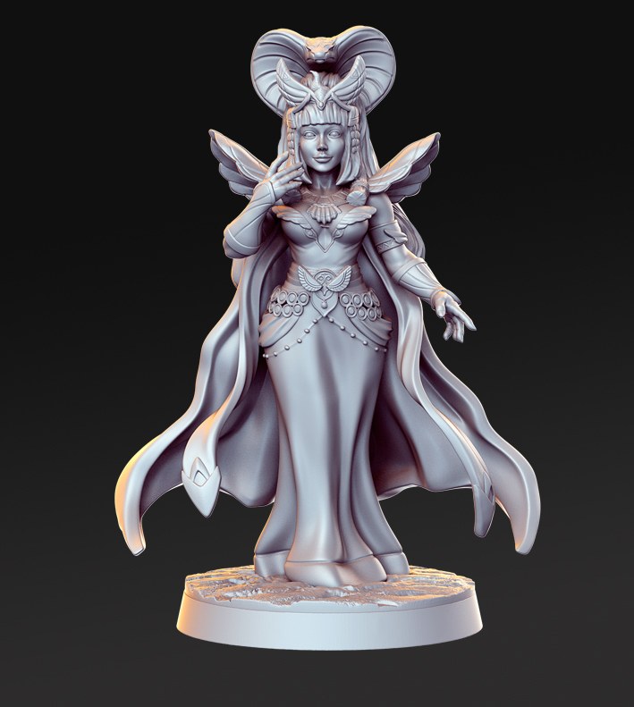Meritamun resin figure