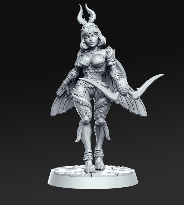 Mina resin figure