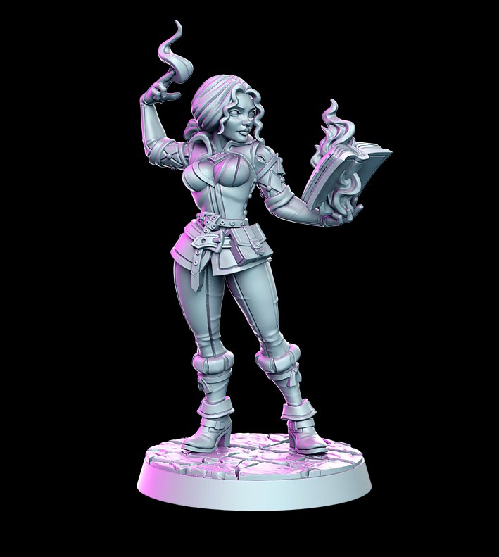 Silveria resin figure