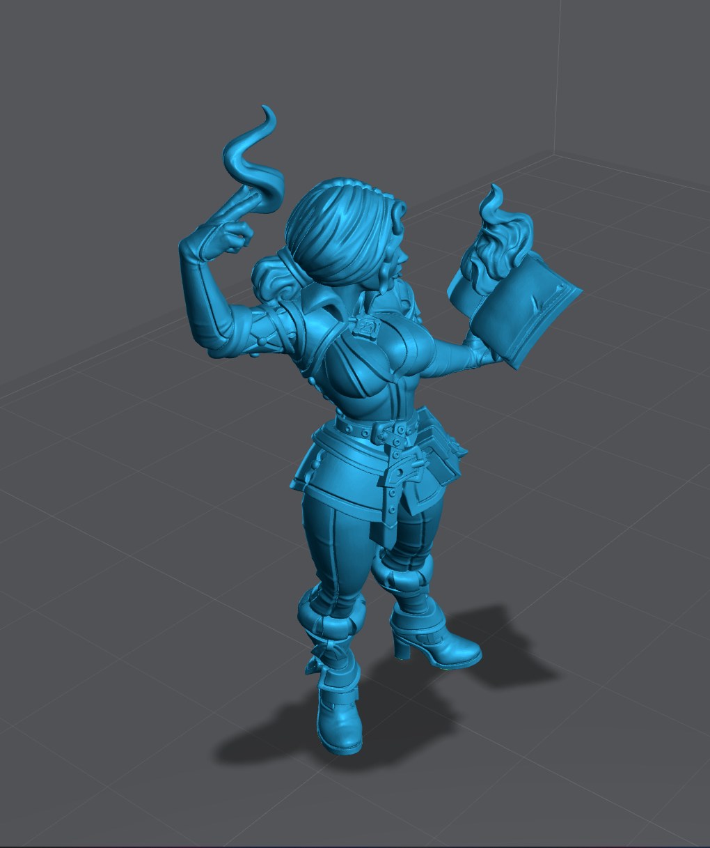 Silveria resin figure