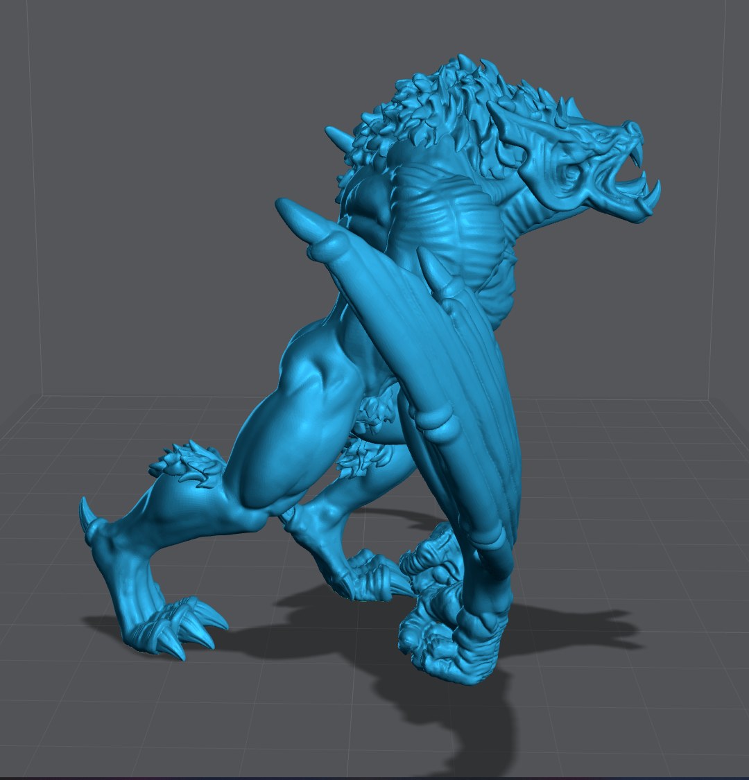 Strigor resin figure
