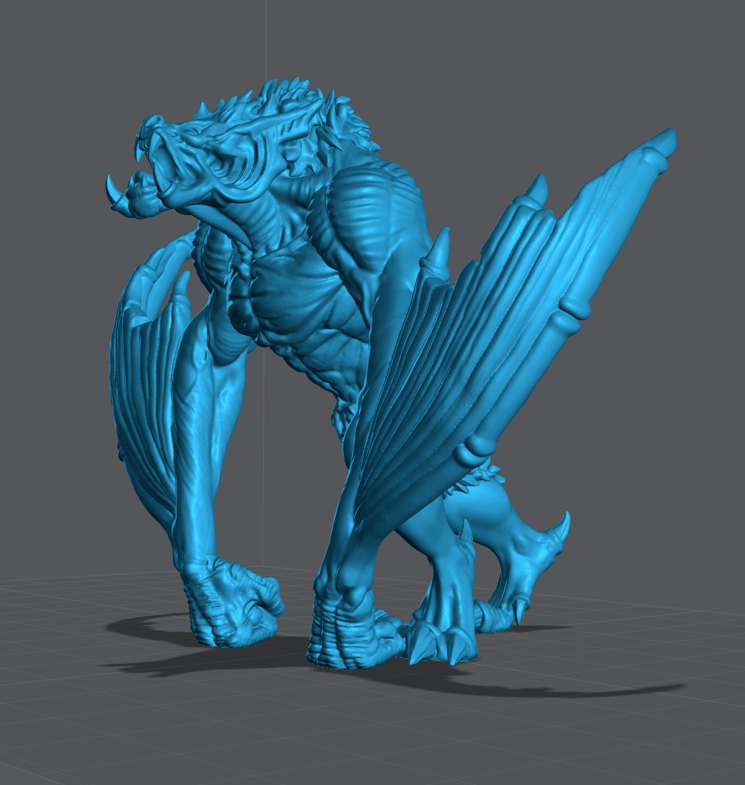 Strigor resin figure