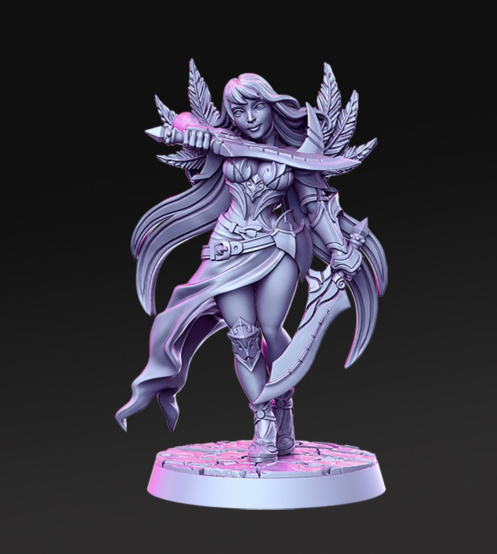 Valeen resin figure