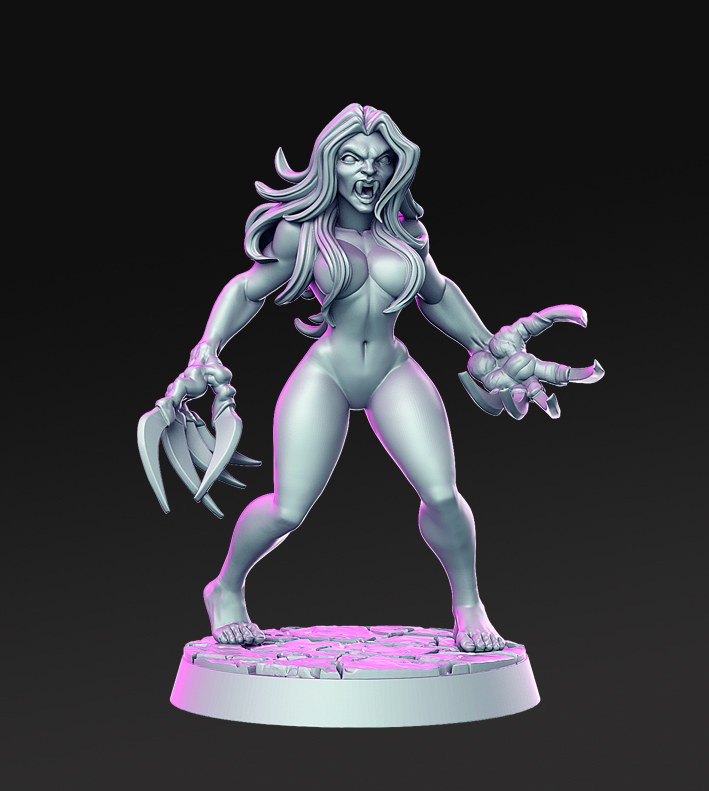Verana resin figure