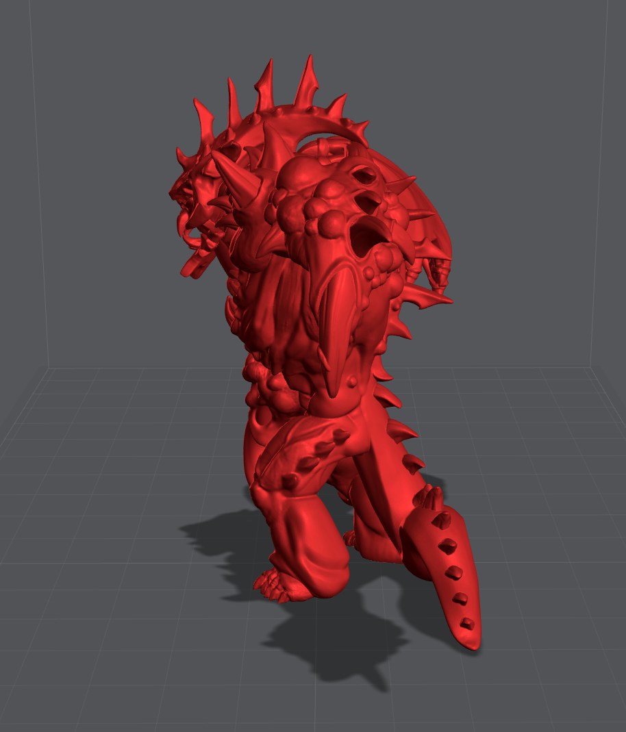 Zarrn resin figure
