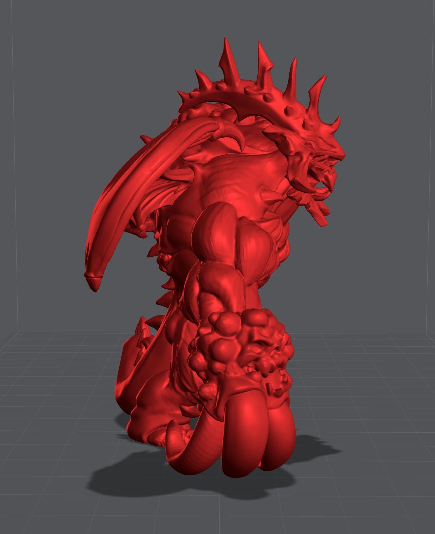 Zarrn resin figure