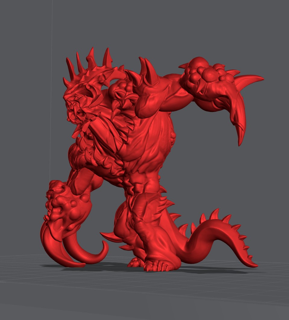 Zarrn resin figure