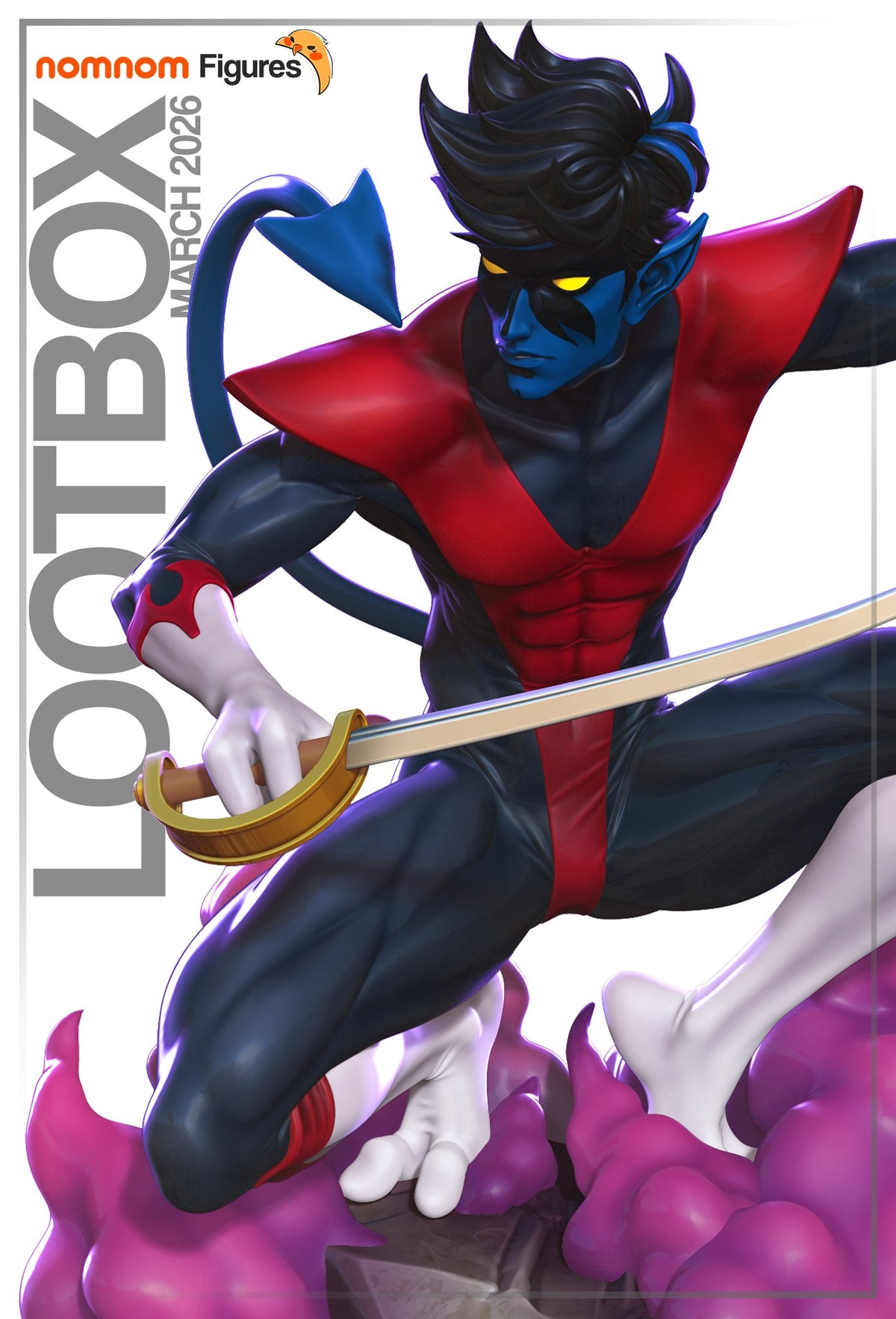 Nightcrawler resin figure