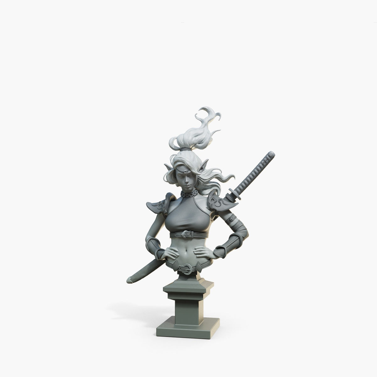 Lyra resin figure