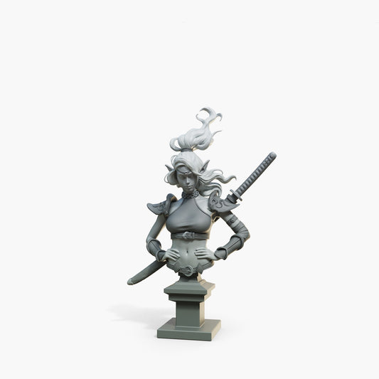 Lyra resin figure