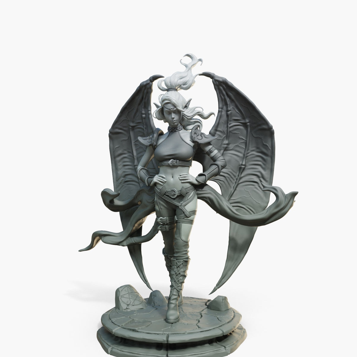 Lyra resin figure