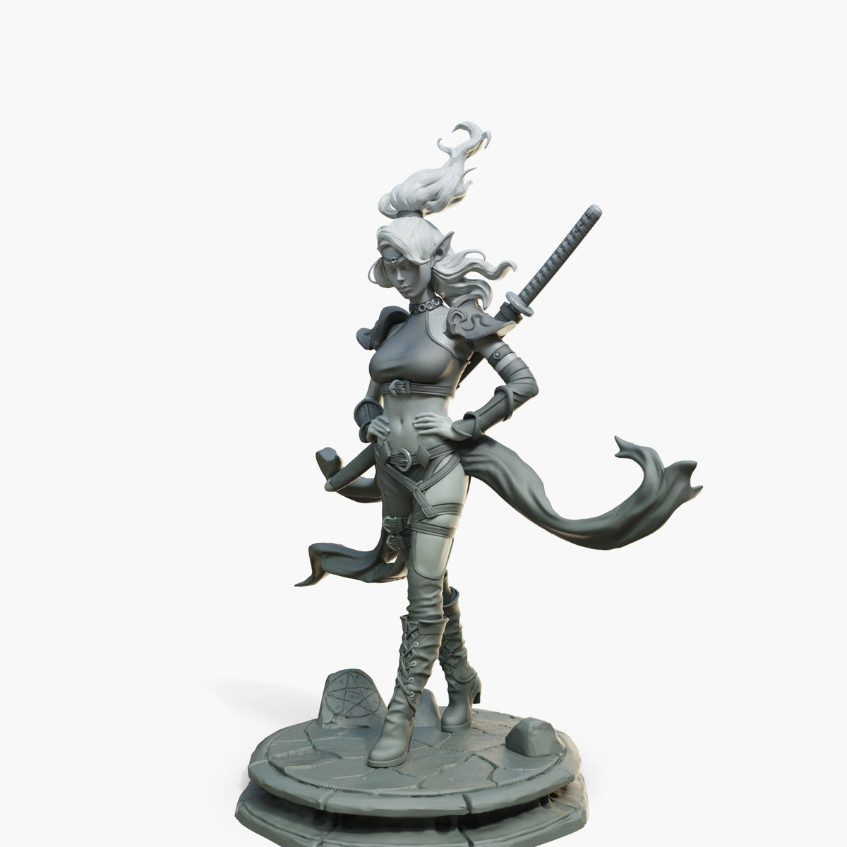 Lyra resin figure