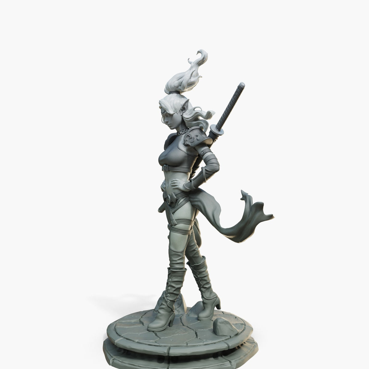 Lyra resin figure